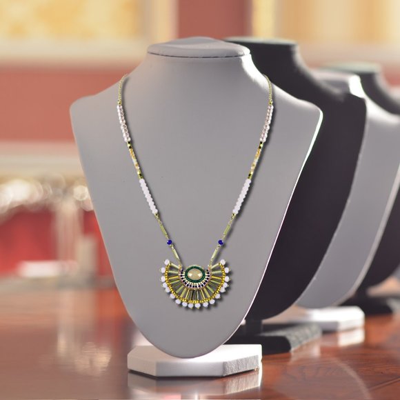 Anthropologie Jewelry - Beautiful NEW Bead & Stone Western Boho Statement Necklace